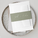 Search for sage invitation belly bands Minimalist