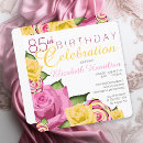 Search for eighty five birthday invitations Watercolor