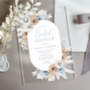 Search for clear bridal shower invitations Boho