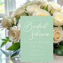 Search for mint green bridal shower invitations Elegant