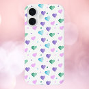 Search for purple heart iphone cases Watercolor