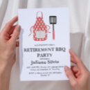 Search for retirement bbq invitations Rustic