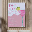 Search for stylish 21st birthday invitations Contemporary