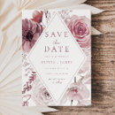 Search for mauve save the dates Dusty rose