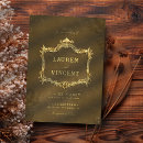Search for baroque wedding invitations Gold