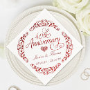 Search for 40th anniversary napkins Ruby