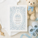 Search for traditional christening invitations Boy