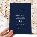 Search for navy blue invitations Modern
