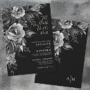 Search for dark and moody wedding invitations Bride