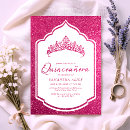 Search for hot pink quinceanera invitations Mexican spanish latina