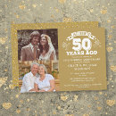 Search for 50 years married invitations Vow renewal