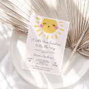 Search for sunshine baby shower invitations Simple