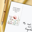 Search for whimsical floral return address labels Baby shower