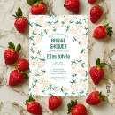 Search for strawberry bridal invitations Modern