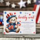 Search for fourth of july baby shower invitations Red white blue