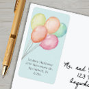 Search for balloons return address labels Blue