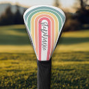 Search for rainbow golf head covers Girly