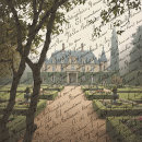 Search for vintage botanical tissue paper French
