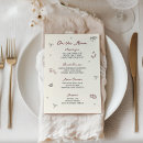 Search for maroon menus Rehearsal dinner