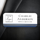 Search for dark blue name tags Magnetic manager