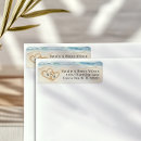 Search for heart in sand return address labels Couple