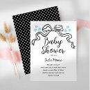 Search for white bow invitations Chic