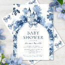 Search for french baby shower invitations Toile de jouy