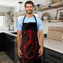 Search for beast aprons Red