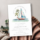 Search for palm trees baby shower invitations Simple minimal