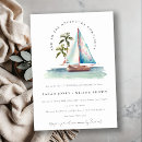 Search for palm tree anniversary party invitations Simple minimal