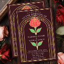 Search for stained glass invitations Vintage