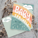 Search for rainbow baby sprinkle invitations Modern