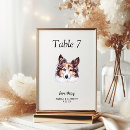 Search for dogs table cards Black and white