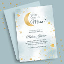 Search for over the moon baby boy shower invitations Dreamy