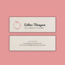 Search for red apple business cards Simple