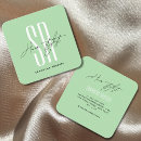 Search for mint business cards Hairdresser