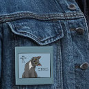 Search for funny cat badges Blue