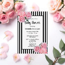 Search for black and white baby shower invitations Modern