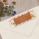 Search for fall floral return address labels Spring summer fall