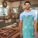 Search for snowflakes aprons Teal
