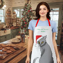 Search for christmas cat aprons Funny