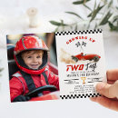 Search for growing up two fast birthday invitations Racing