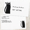 Search for black cat business cards Veterinarian