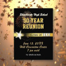 Search for class reunion postcards Black and gold