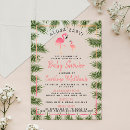 Search for flamingo watercolor invitations Let's flamingle