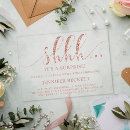 Search for rose gold surprise birthday invitations Typography