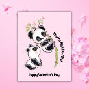 Search for panda valentines day cards Pink