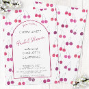 Search for cherry bridal shower invitations Watercolor