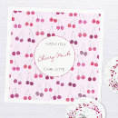 Search for red berries napkins Watercolor