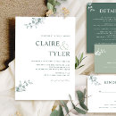 Search for unique emerald green wedding invitations Typography